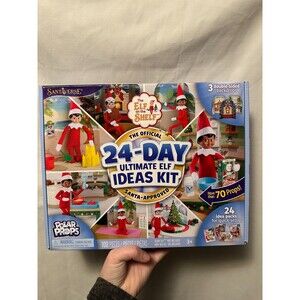 Elf on the Shelf 24-Day Ultimate Kit Christmas Props & Ideas Set | Holiday Magic